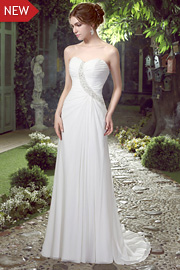 floor length bridal dresses - JW2593