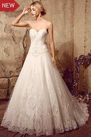 applique wedding dresses - JW2608