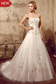 applique wedding dresses - JW2614