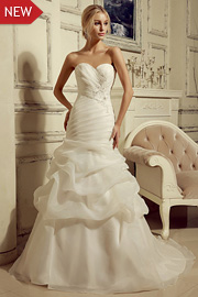 natural waist wedding dresses - JW2648