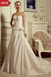 natural waist wedding dresses - JW2652