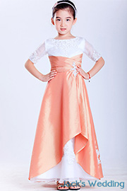 glitter flower girl dresses - JW1705