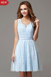 Light Blue bridesmaid dresses - JW2675