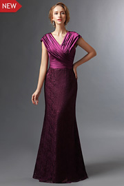 Purple mother of the bride dresses - JW2686