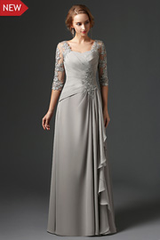 mother of the groom Silver dresses - JW2693