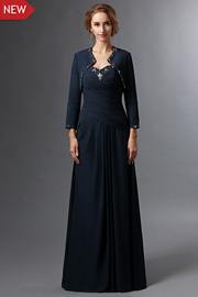 mother of the groom dresses With Sleeves - JW2694