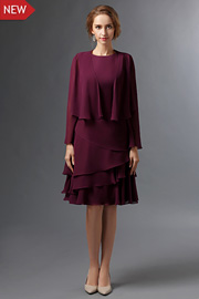 Purple mother of the bride dresses - JW2695