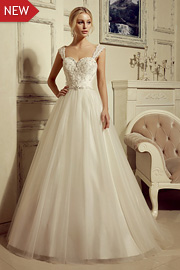 natural waist wedding dresses - JW2647